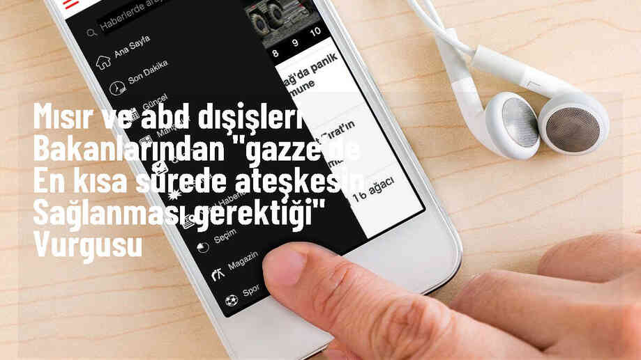 Mısır ve ABD Dışişleri Bakanları, Gazze\'de ateşkes için görüştü