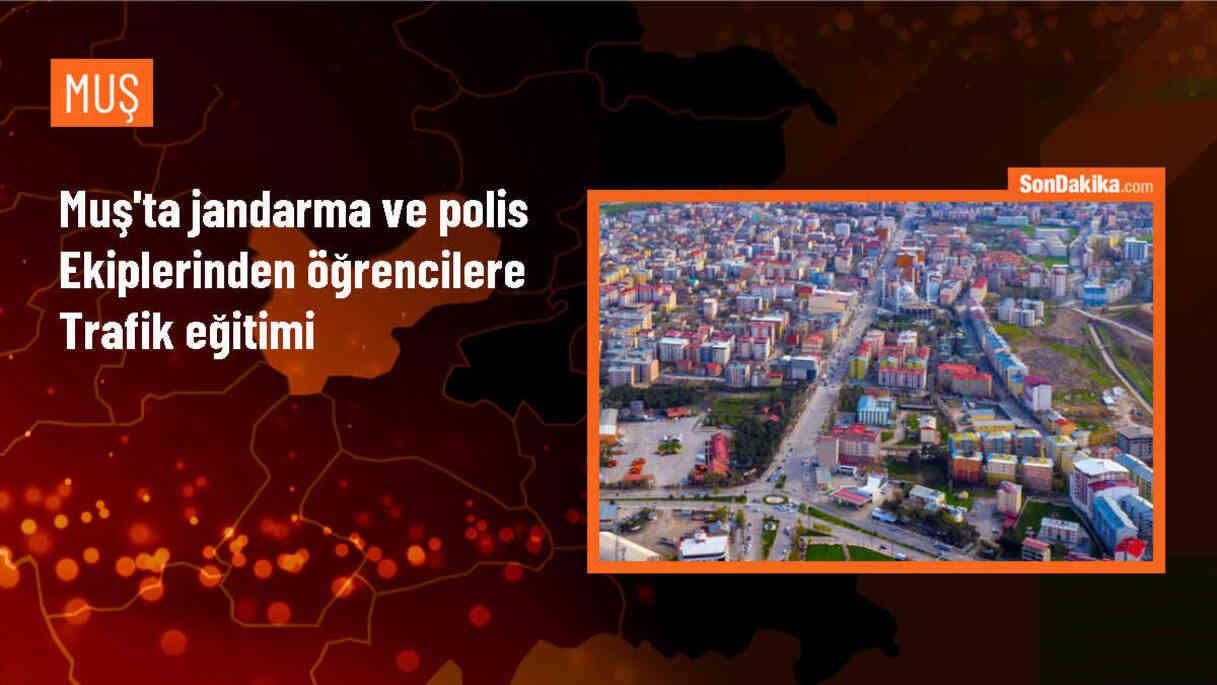 Muş\'ta Öğrencilere Trafik Güvenliği Eğitimi Verildi