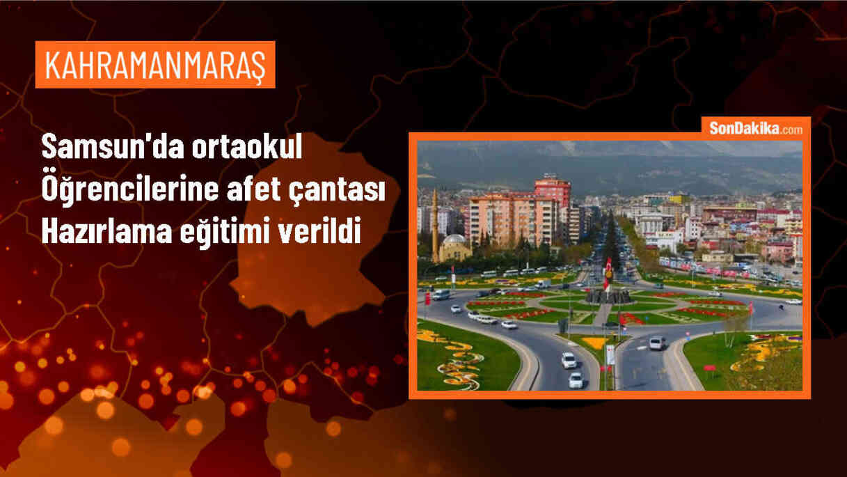 Türk Kızılay, Samsun\'da ortaokul öğrencilerine afet çantası hazırlama eğitimi verdi