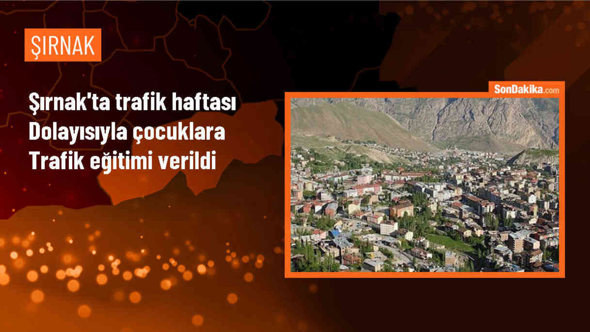Şırnak\'ta Çocuklara Trafik Eğitimi Verildi