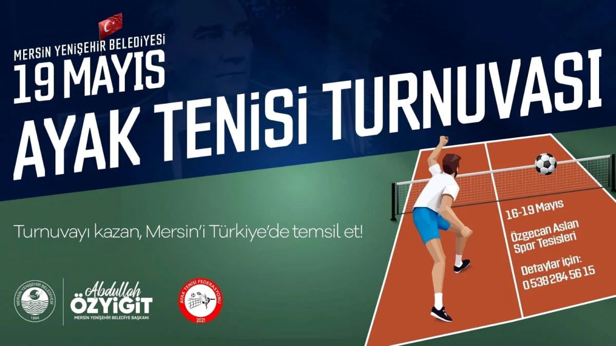 Mersin\'de Ayak Tenisi Turnuvası düzenlenecek
