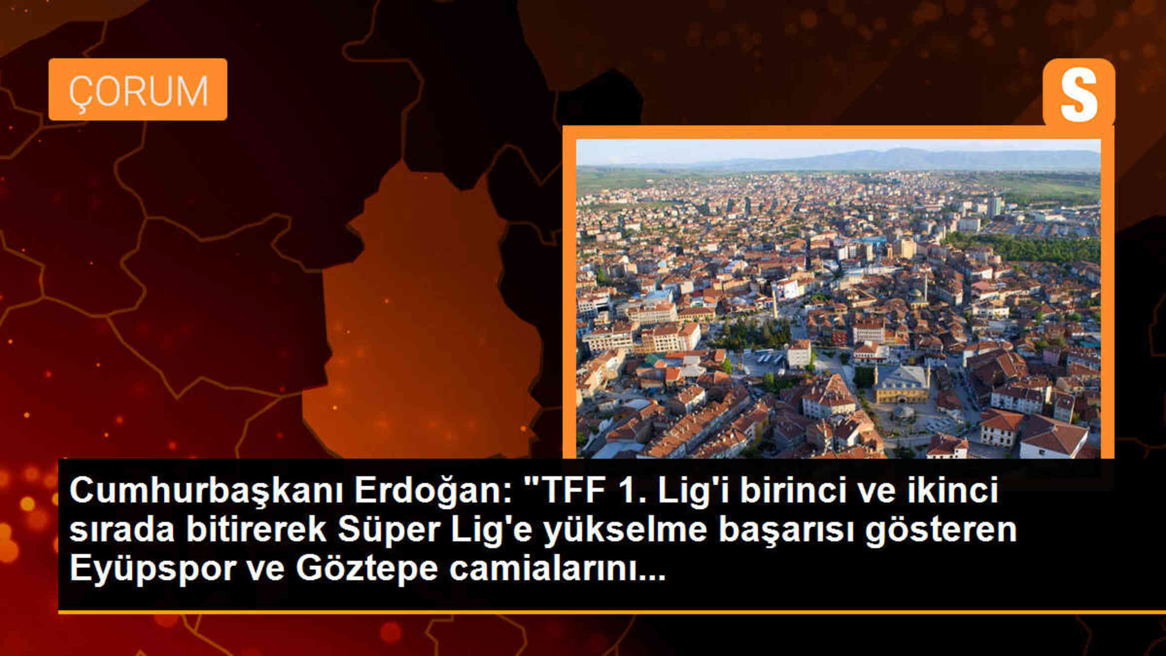 Cumhurbaşkanı Erdoğan, Eyüpspor ve Göztepe\'yi tebrik etti