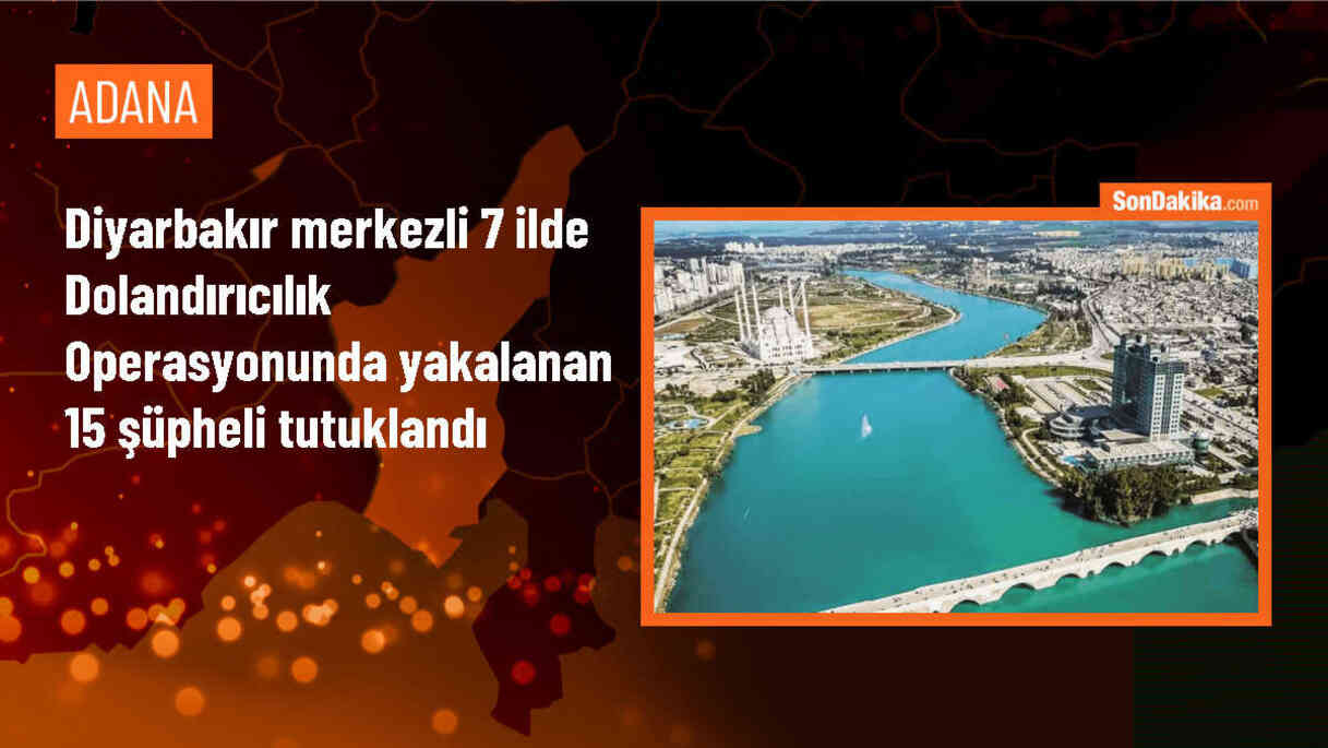 Diyarbakır\'da düzenlenen dolandırıcılık operasyonunda 15 şüpheli tutuklandı