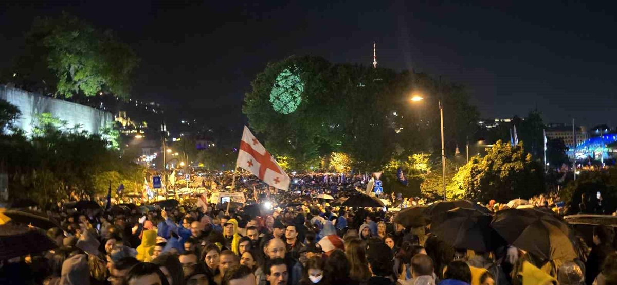 Gürcistan\'da Yabancı Etkinin Şeffaflığı Yasa Tasarısına Karşı Protestolar Devam Ediyor