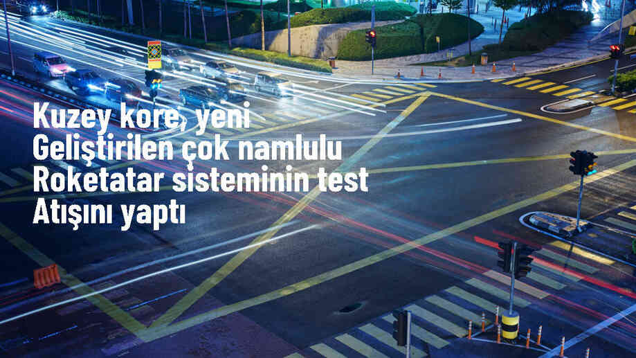 Kuzey Kore Lideri Kim Jong-un Yeni Çok Namlulu Roketatar Sisteminin Test Atışını Denetledi