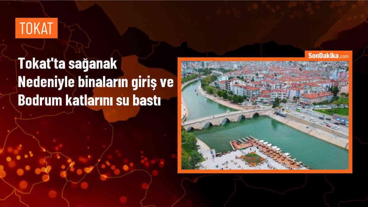 Tokat\'ın Zile ilçesinde sağanak hayatı olumsuz etkiledi