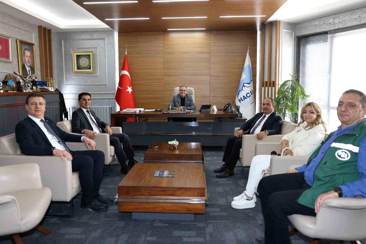DSİ 12. Bölge Müdürü Rahmi Şahin Hacılar Belediyesi\'ni ziyaret etti