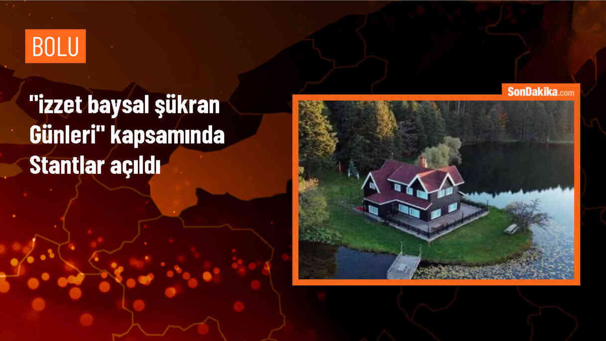 Bolu\'da İzzet Baysal Şükran Günleri\'nde stantlar kuruldu