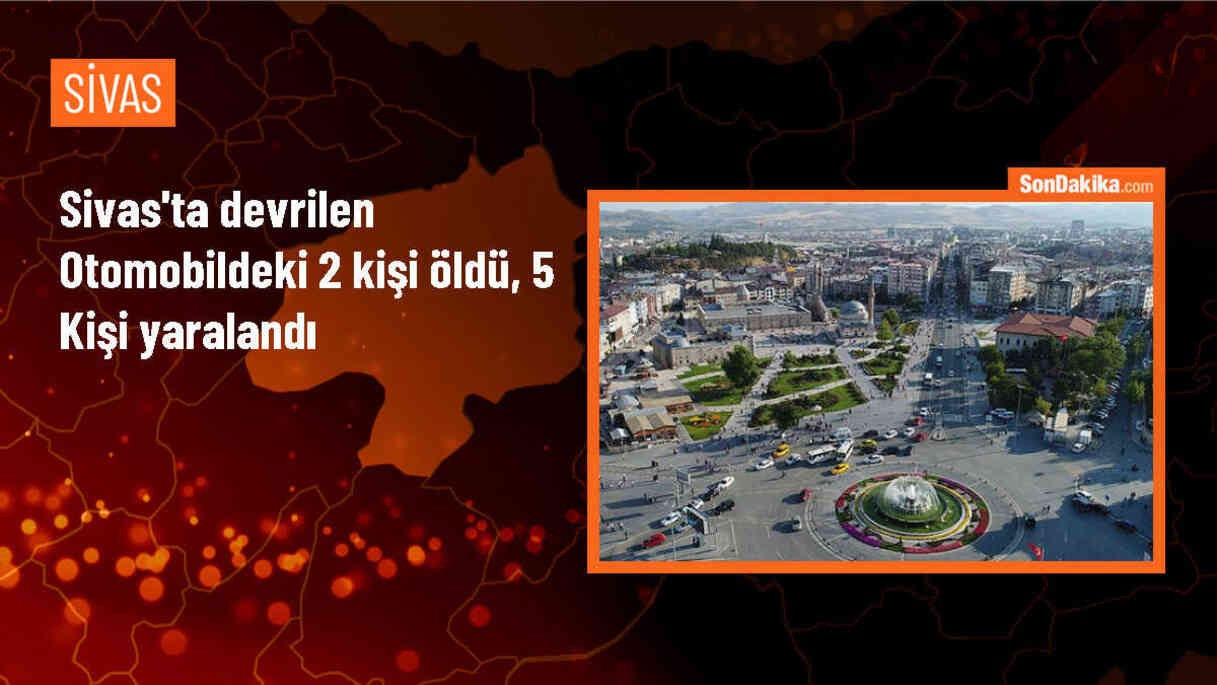 Sivas\'ın Yıldızeli ilçesinde otomobil kazası: 2 ölü, 5 yaralı