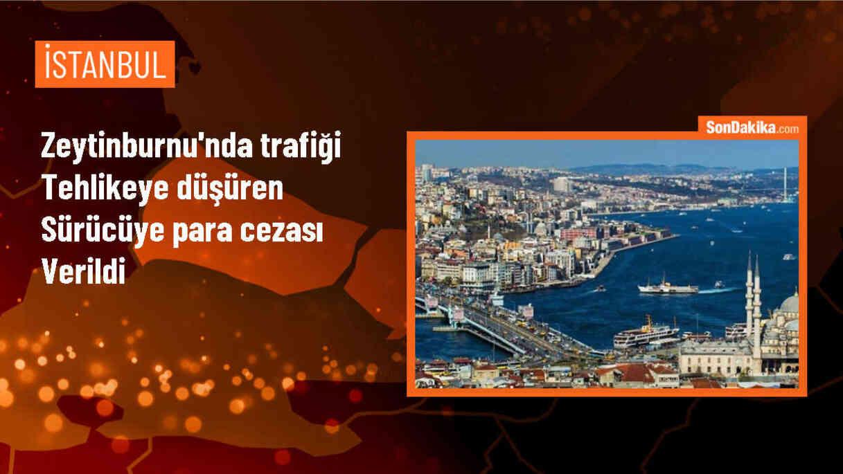 Zeytinburnu\'nda Makas Atan Sürücüye 9 Bin 325 Lira Cezası