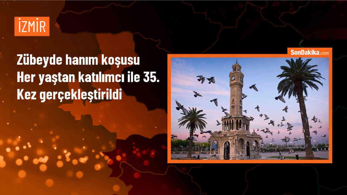 İzmir\'de düzenlenen Zübeyde Hanım Koşusu büyük ilgi gördü