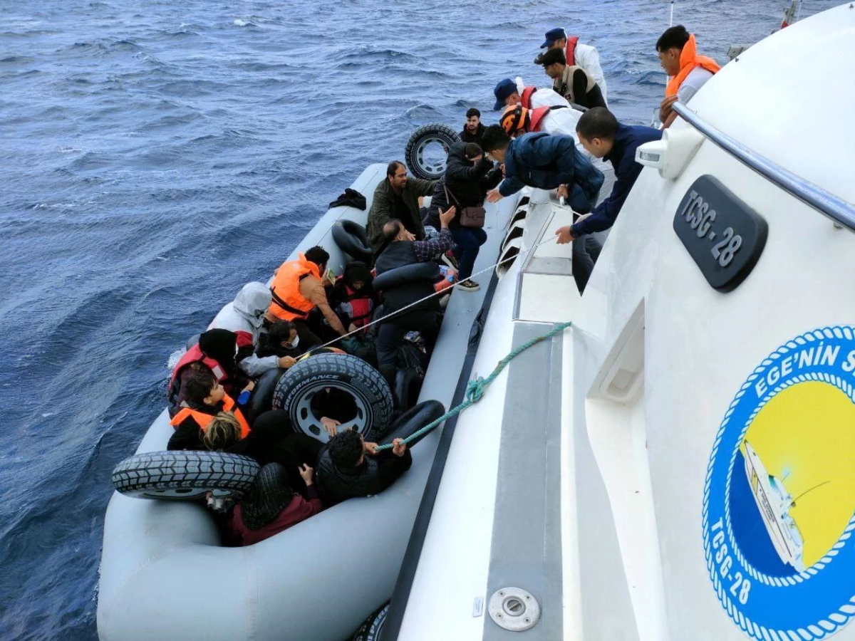 Çanakkale\'de 38 kaçak göçmen yakalandı