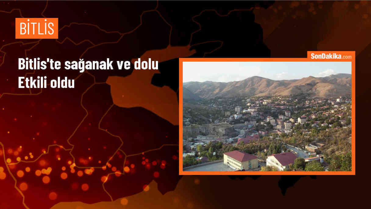 Bitlis\'te sağanak ve dolu yaşamı olumsuz etkiledi
