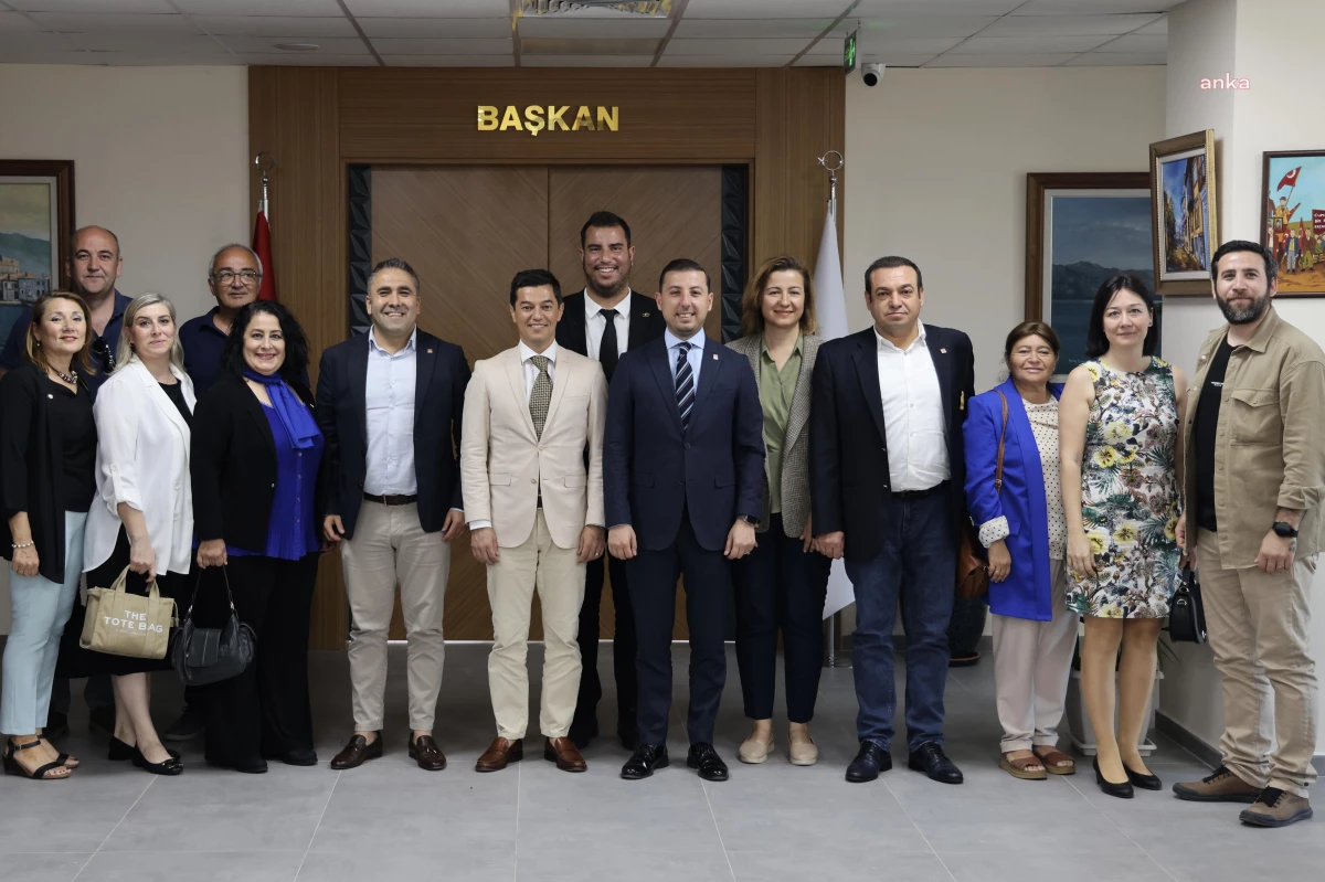 CHP Muğla İl Başkanı Zekican Balcı, Marmaris Belediye Başkanı Acar Ünlü\'yü ziyaret etti