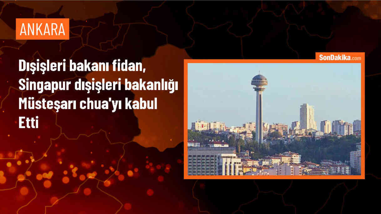 Dışişleri Bakanı Hakan Fidan, Singapur Dışişleri Bakanlığı Müsteşarı Albert Chua\'yı kabul etti