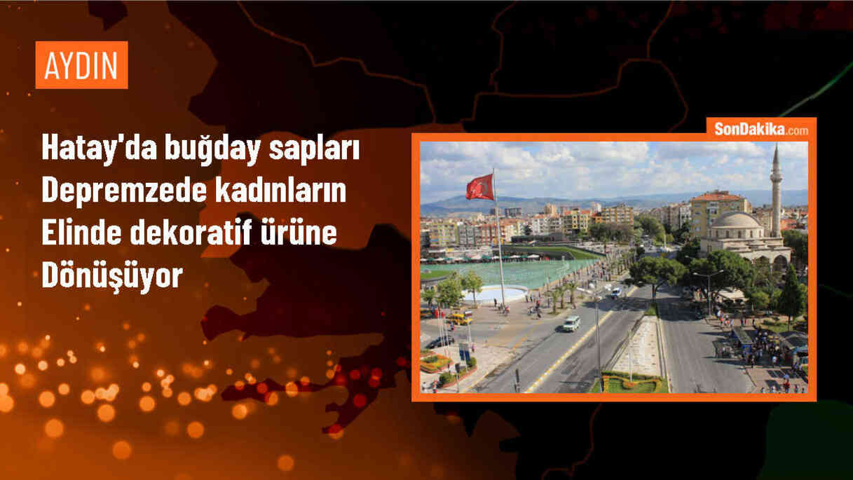 Depremzedeler Buğday Saplarından El Sanatıyla Gelir Elde Ediyor