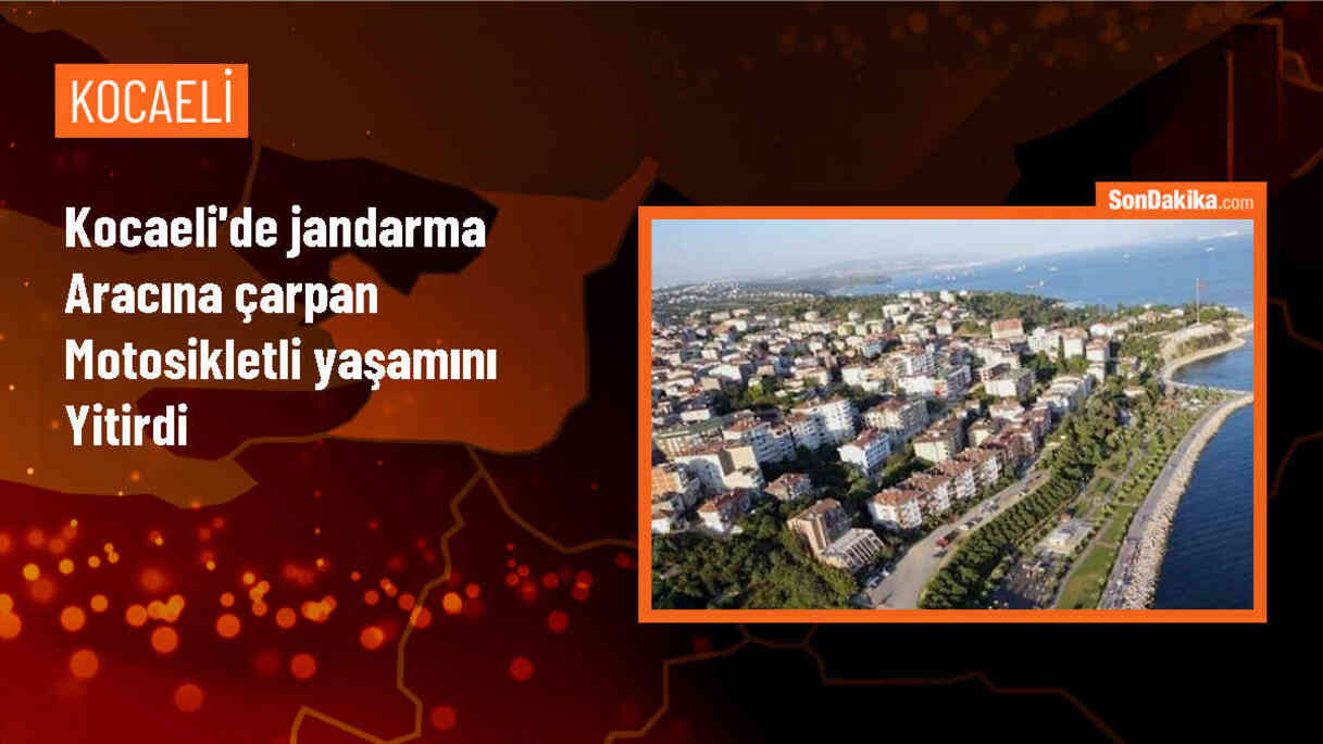 Derince\'de motosiklet kazası: Sürücü hayatını kaybetti