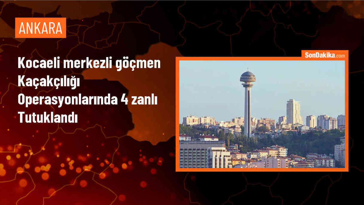 Kocaeli\'de düzensiz göçmen operasyonu: 86 göçmen yakalandı, 4 şüpheli tutuklandı