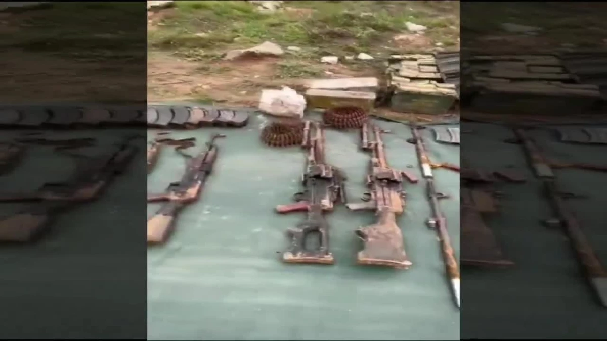 Pençe Kilit Operasyonu\'nda çok sayıda silah ve mühimmat ele geçirildi
