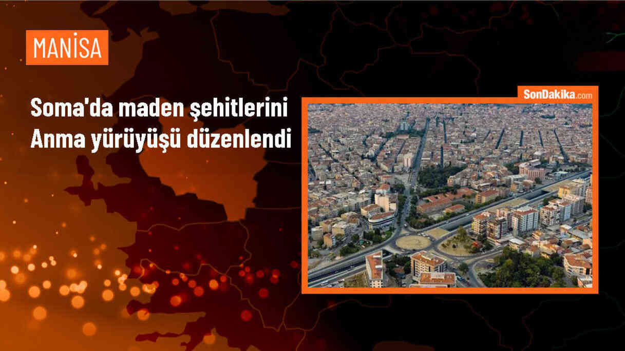 Soma maden faciasının 10. yılında anma yürüyüşü düzenlendi