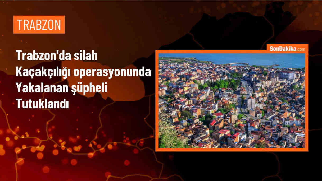 Trabzon\'da silah kaçakçılığı operasyonunda tutuklama