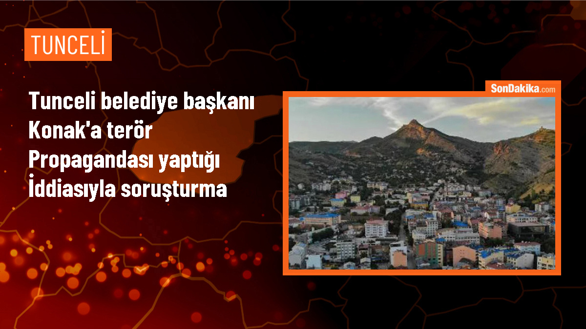Tunceli Belediye Başkanı Cevdet Konak hakkında terör örgütü propagandası iddiasıyla soruşturma başlatıldı