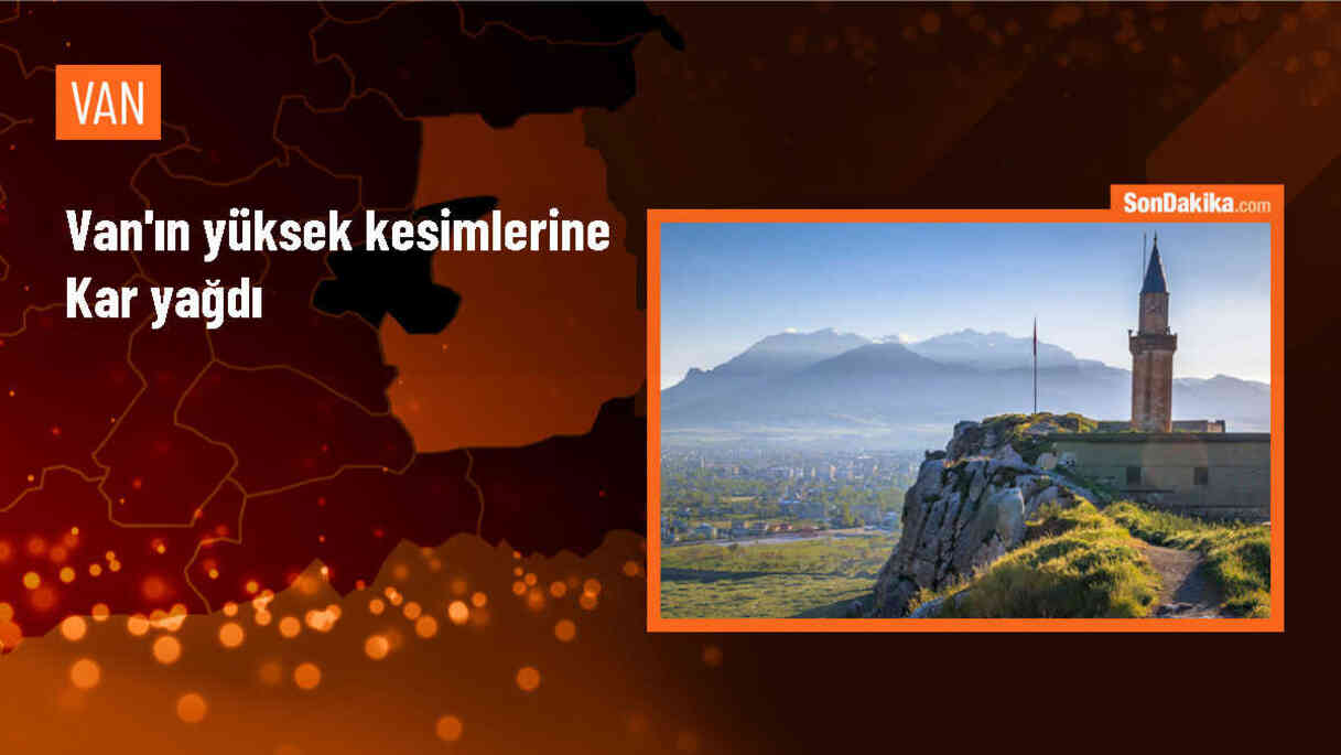 Van\'ın Başkale ilçesinde yüksek kesimlerde kar etkili oldu