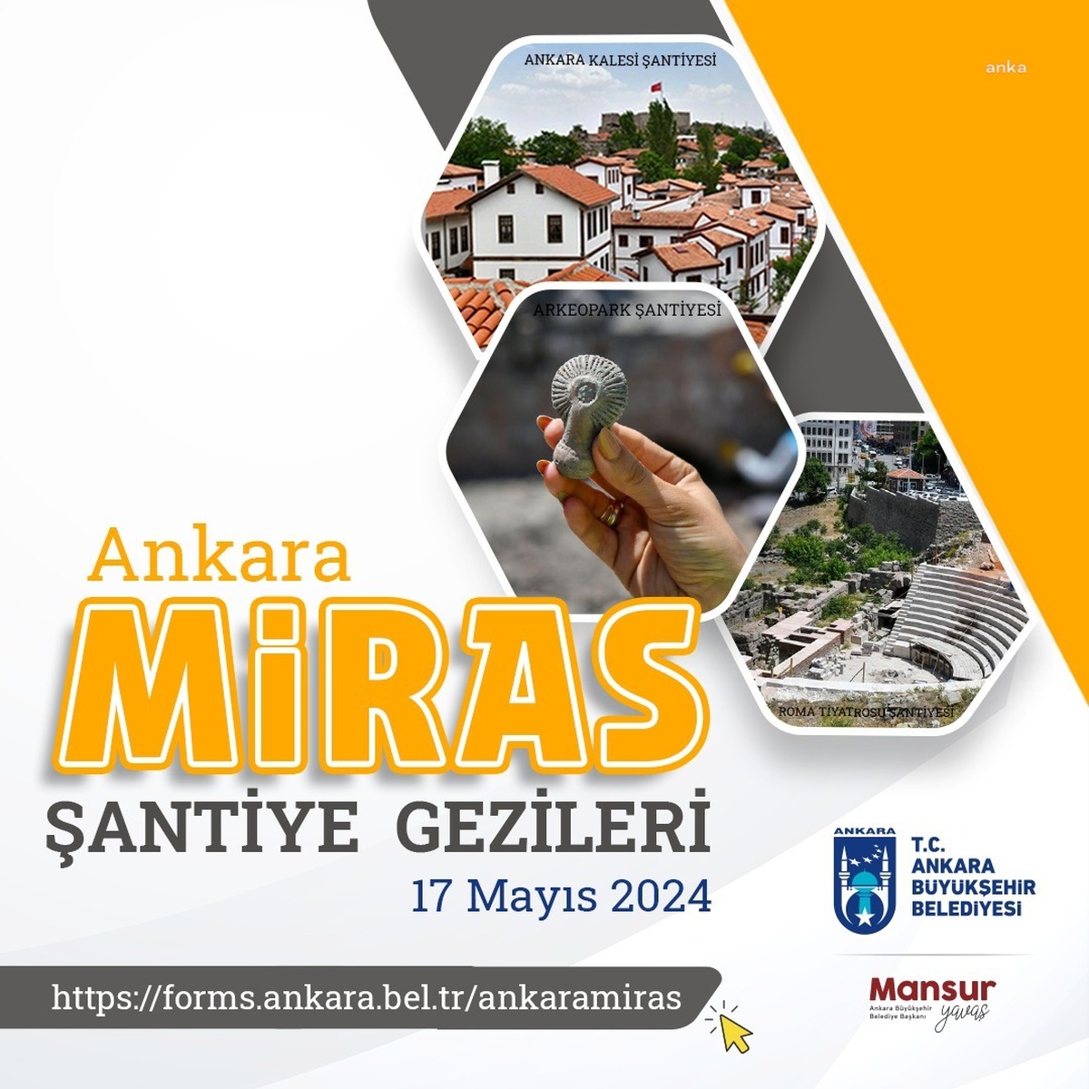 Ankara Büyükşehir Belediyesi, Ankara Miras Şantiye Gezileri\'ne Davet Ediyor