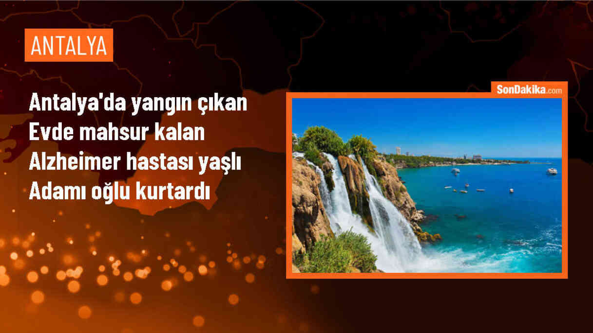 Alzheimer hastası yaşlı adam ve kedisi yangından oğlu tarafından kurtarıldı