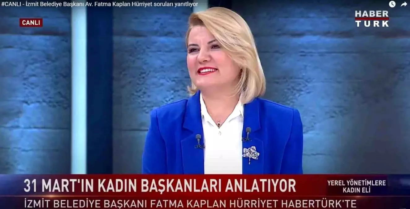 İzmit Belediye Başkanı Fatma Kaplan Hürriyet: Belediye başkanlığı zor ama keyifli