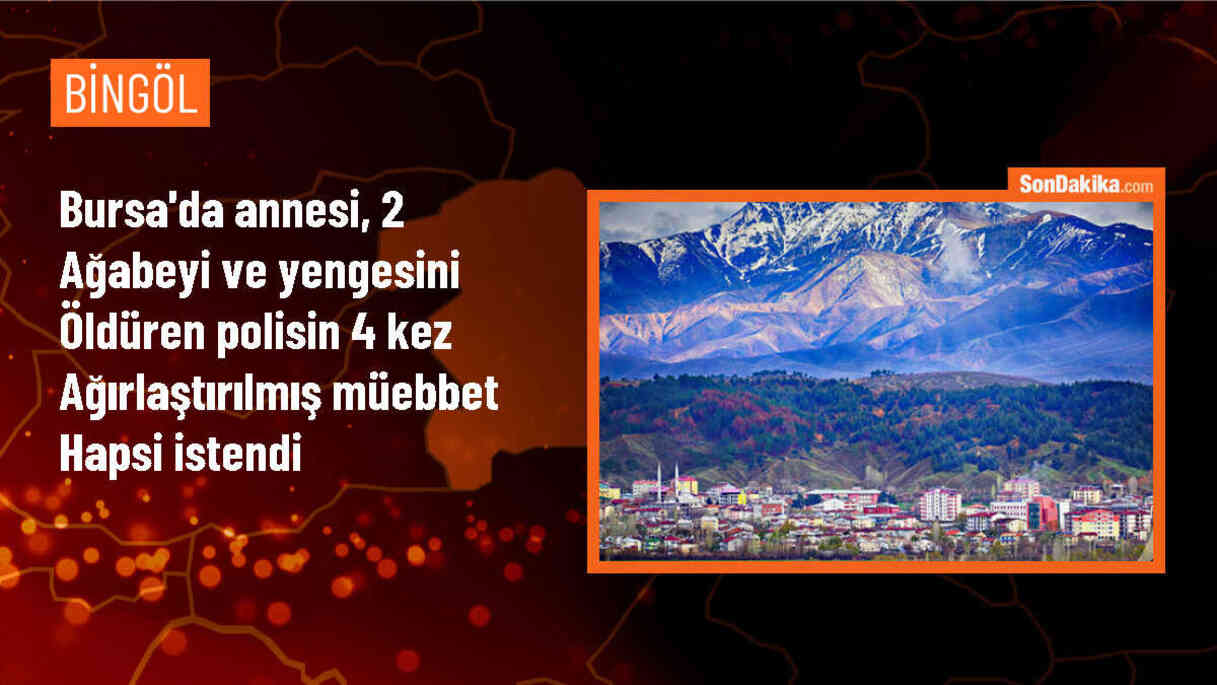 Bursa\'da ailesini öldüren polis memuruna mütalaa açıklandı