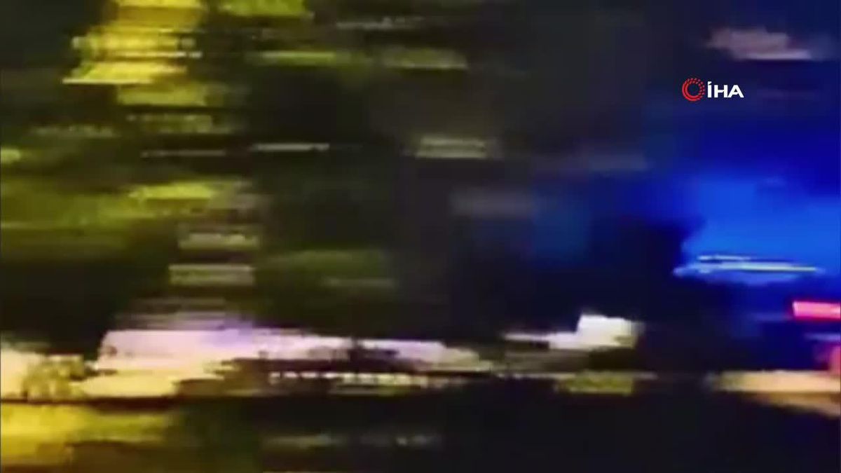 Bursa\'da polis ile motosiklet kovalamacası kamerada