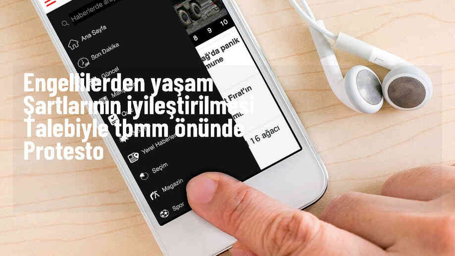 Engellilerin Haklarına Erişim Platformu TBMM Önünde Eylem Yaptı