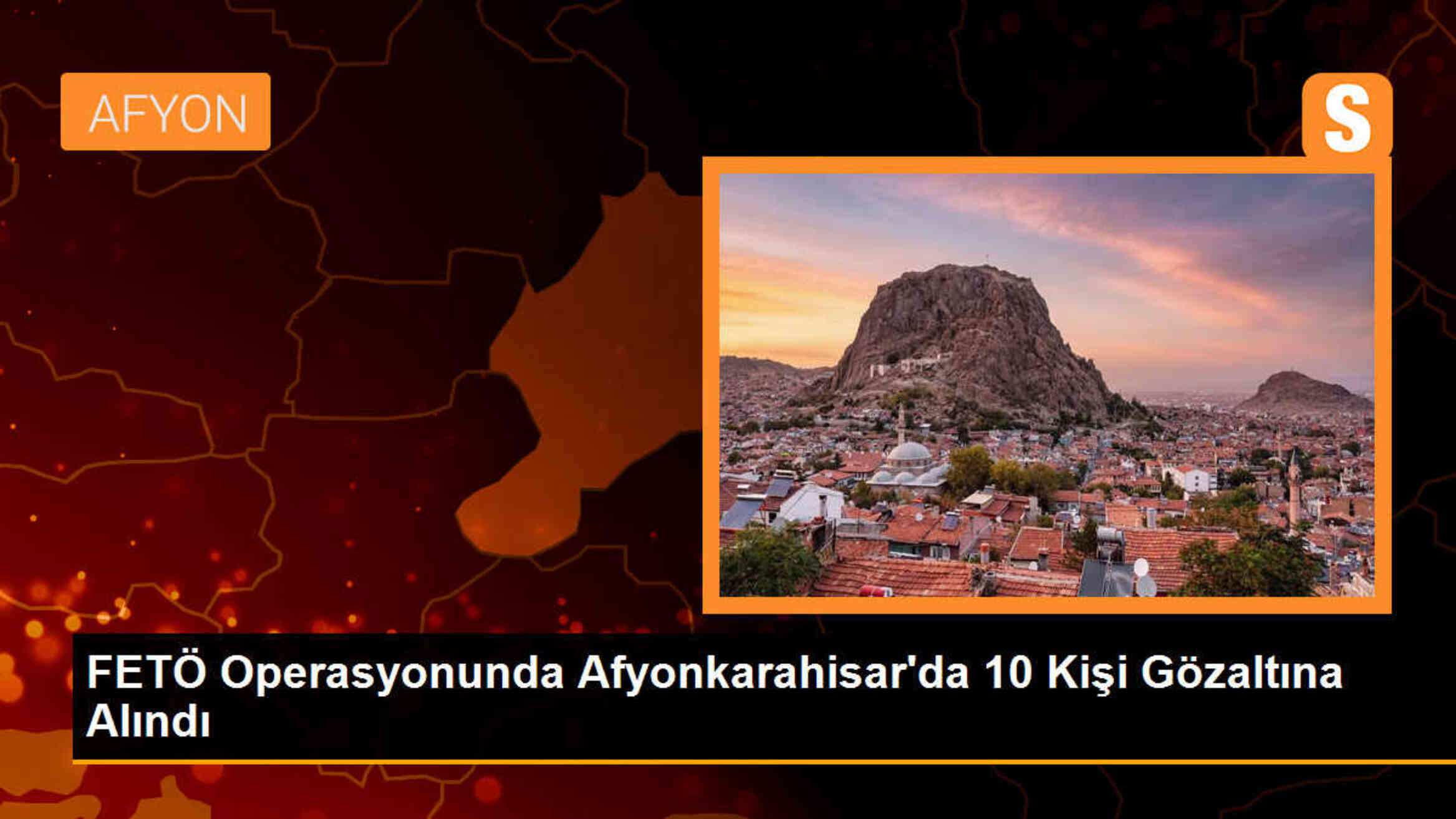 Afyonkarahisar\'da FETÖ operasyonunda 10 kişi gözaltına alındı