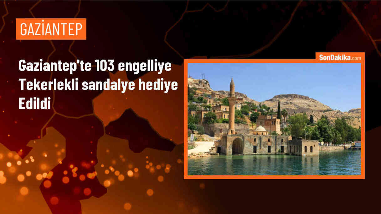 Gaziantep\'te 103 Engelliye Tekerlekli Sandalye Dağıtıldı