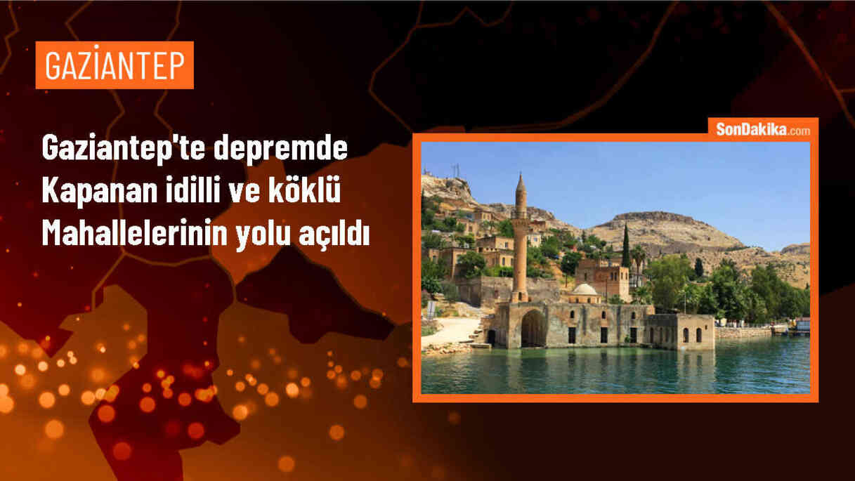 Kahramanmaraş\'ta deprem sonrası kapanan İdilli ve Köklü mahallelerinin yolu açıldı