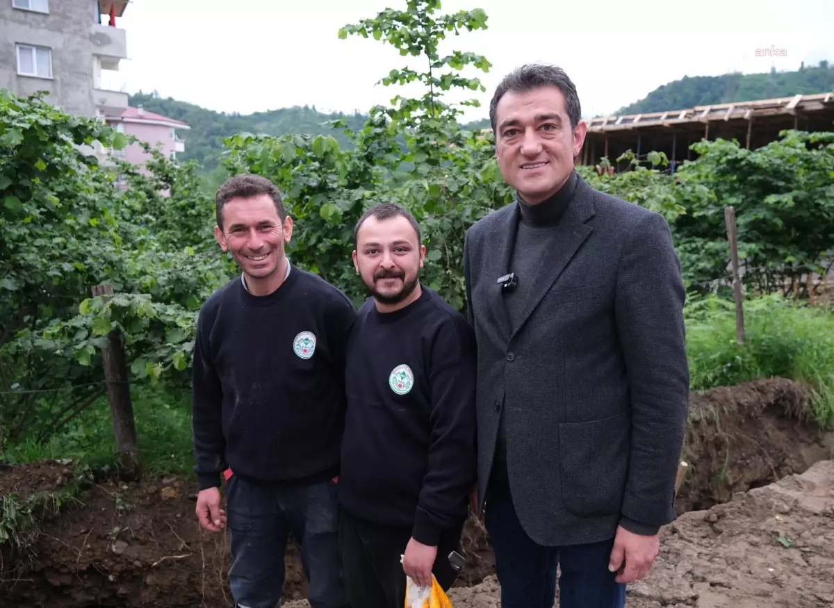 Giresun Belediye Başkanı Fuat Köse, şehirdeki altyapı ve üstyapı çalışmalarını inceledi