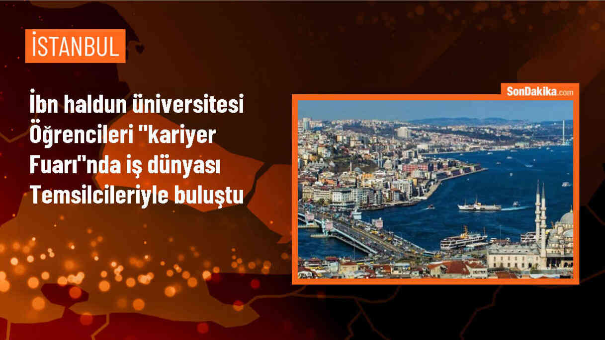 İbn Haldun Üniversitesi Kariyer Fuarı\'nda Öğrenciler İş Dünyasıyla Buluştu