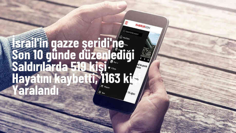 İsrail\'in Gazze Şeridi\'ne düzenlediği saldırılarda 519 kişi hayatını kaybetti