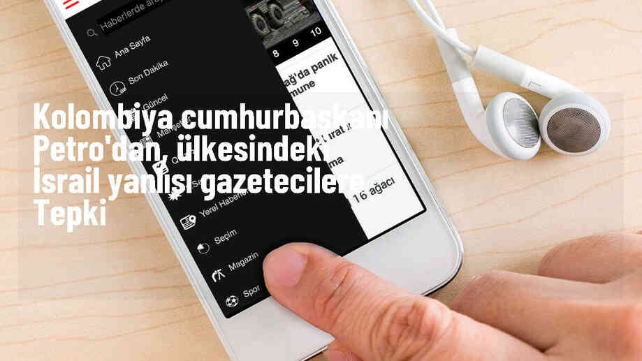 Kolombiya Cumhurbaşkanı İsrail yanlısı gazetecilere tepki gösterdi