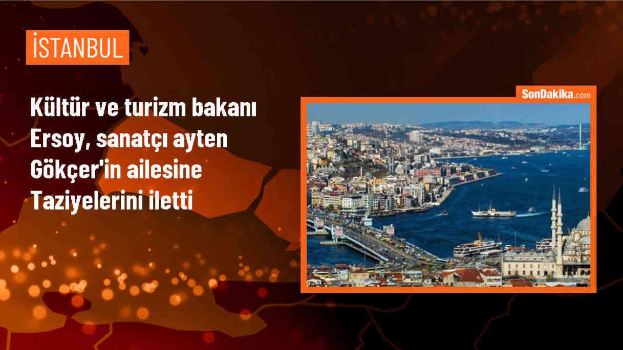 Kültür ve Turizm Bakanı Mehmet Nuri Ersoy, Ayten Gökçer\'in ailesiyle taziye için görüştü
