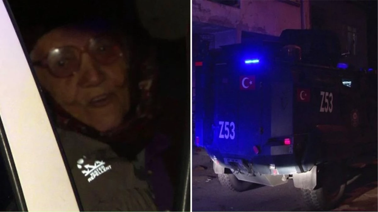 95 yaşındaki annesini bıçakla rehin aldı! Polis ekipleri yaşlı kadını oğlunun elinden kurtardı