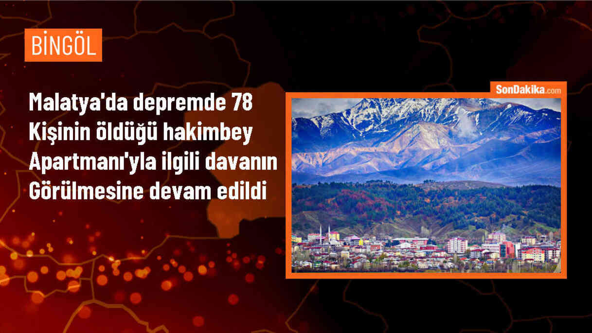 Malatya\'da Hakimbey Apartmanı davası devam ediyor