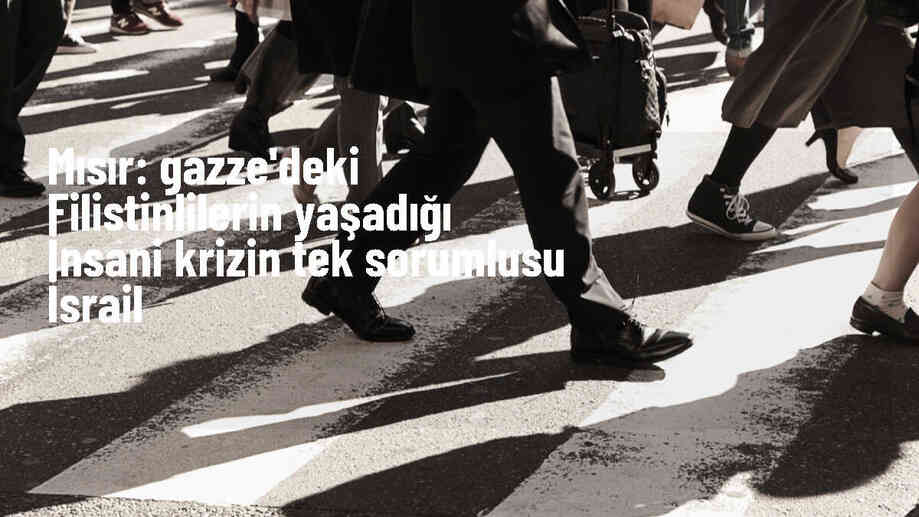 Mısır Dışişleri Bakanı İsrail\'i Gazze\'deki insani krizden sorumlu tuttu