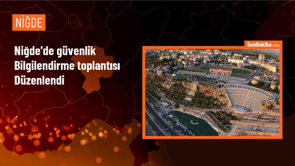 Niğde\'de 4 Aylık Güvenlik Bilançosu Açıklandı