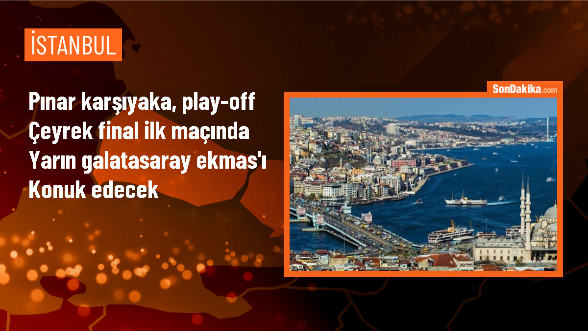 Pınar Karşıyaka ve Galatasaray Ekmas, play-off çeyrek finalinde karşılaşacak