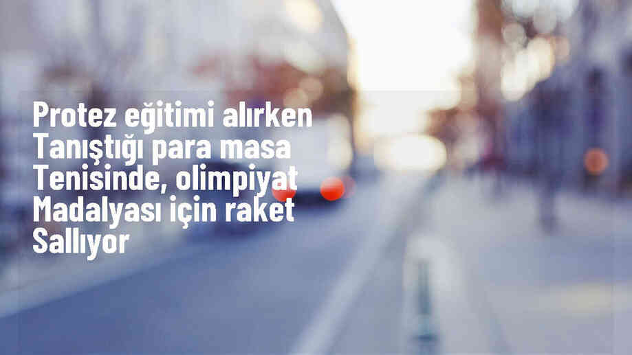 Milli para masa tenisçi Merve Cansu Demir, olimpiyat madalyası hedefliyor