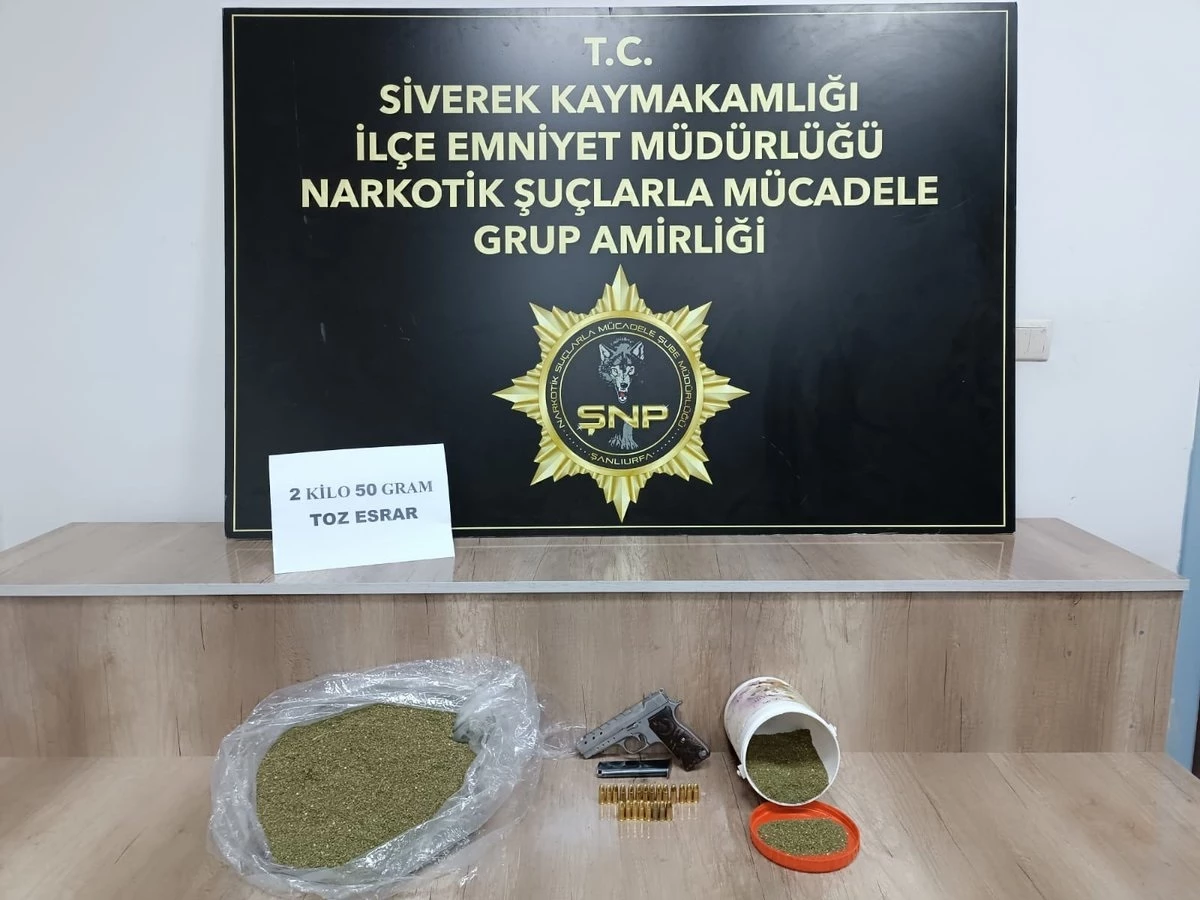 Şanlıurfa\'da Uyuşturucu Operasyonu: 1 Şüpheli Gözaltına Alındı