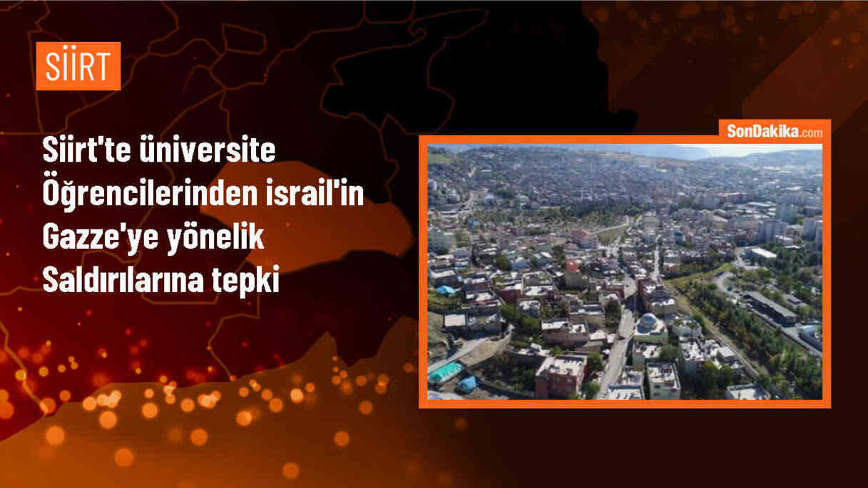 Siirt Üniversitesi Öğrencileri Gazze\'ye Destek İçin Nöbet Başlattı