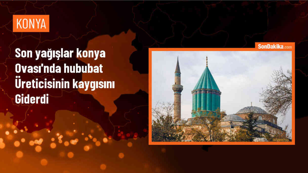 Konya\'da Yağışlar Çiftçileri Mutlu Etti